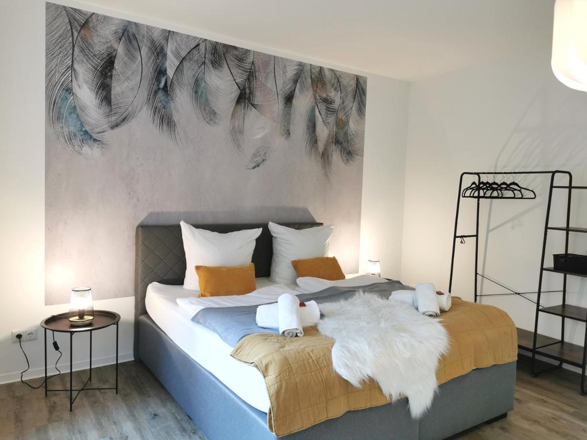 Bohnapartments - Town House Am Stadtpark - Gratis Parkplatz - Wlan Erfurt Dış mekan fotoğraf