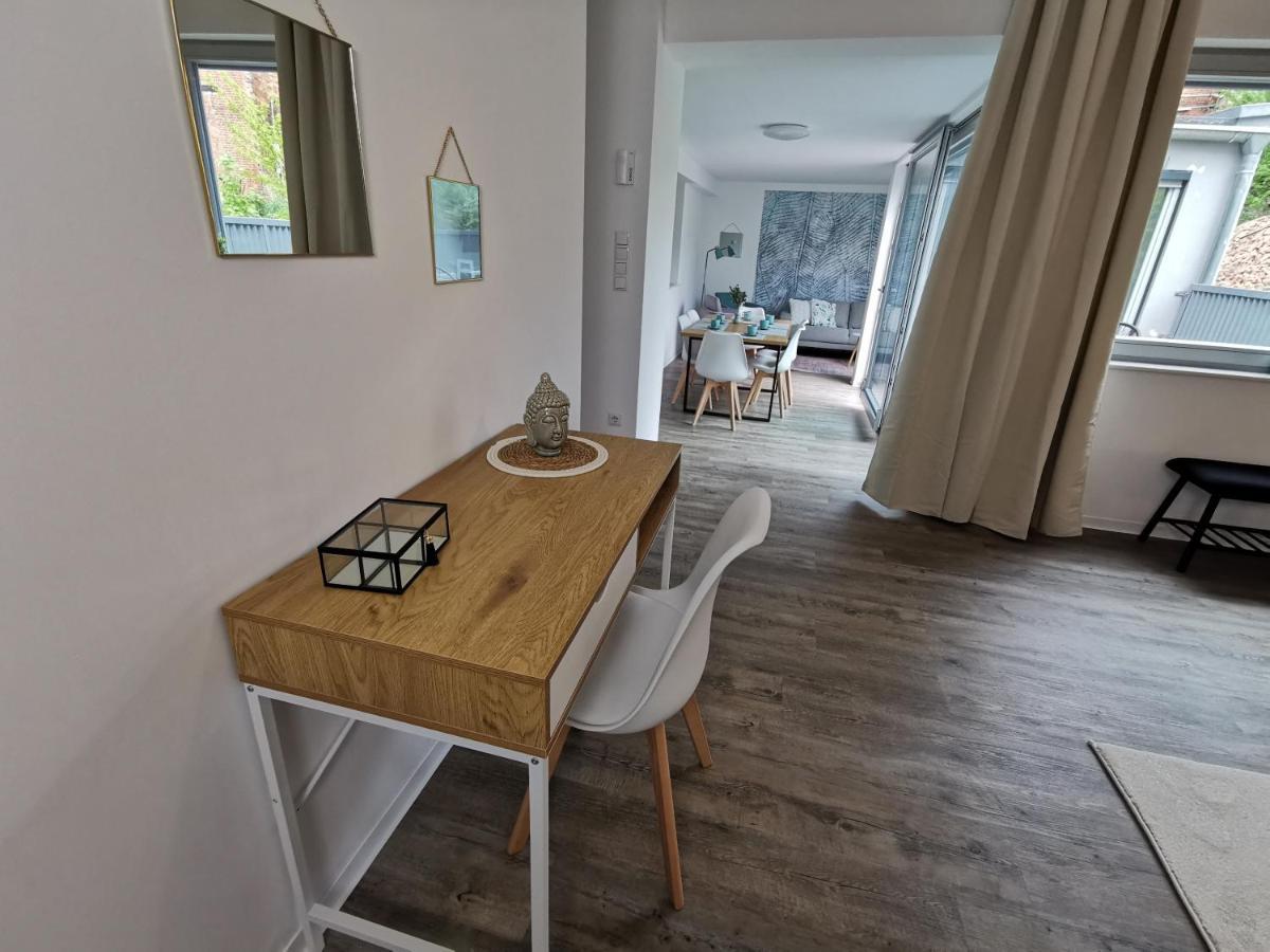 Bohnapartments - Town House Am Stadtpark - Gratis Parkplatz - Wlan Erfurt Dış mekan fotoğraf