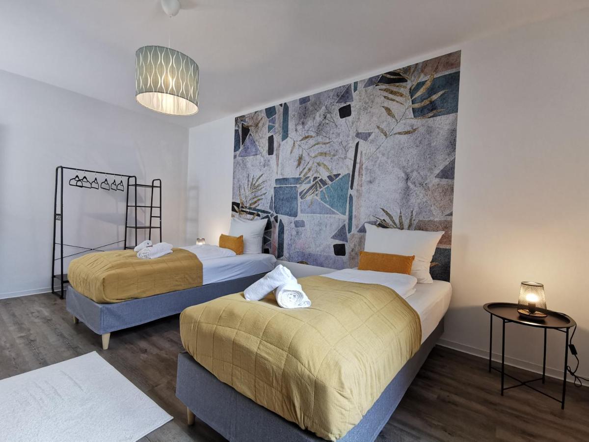 Bohnapartments - Town House Am Stadtpark - Gratis Parkplatz - Wlan Erfurt Dış mekan fotoğraf