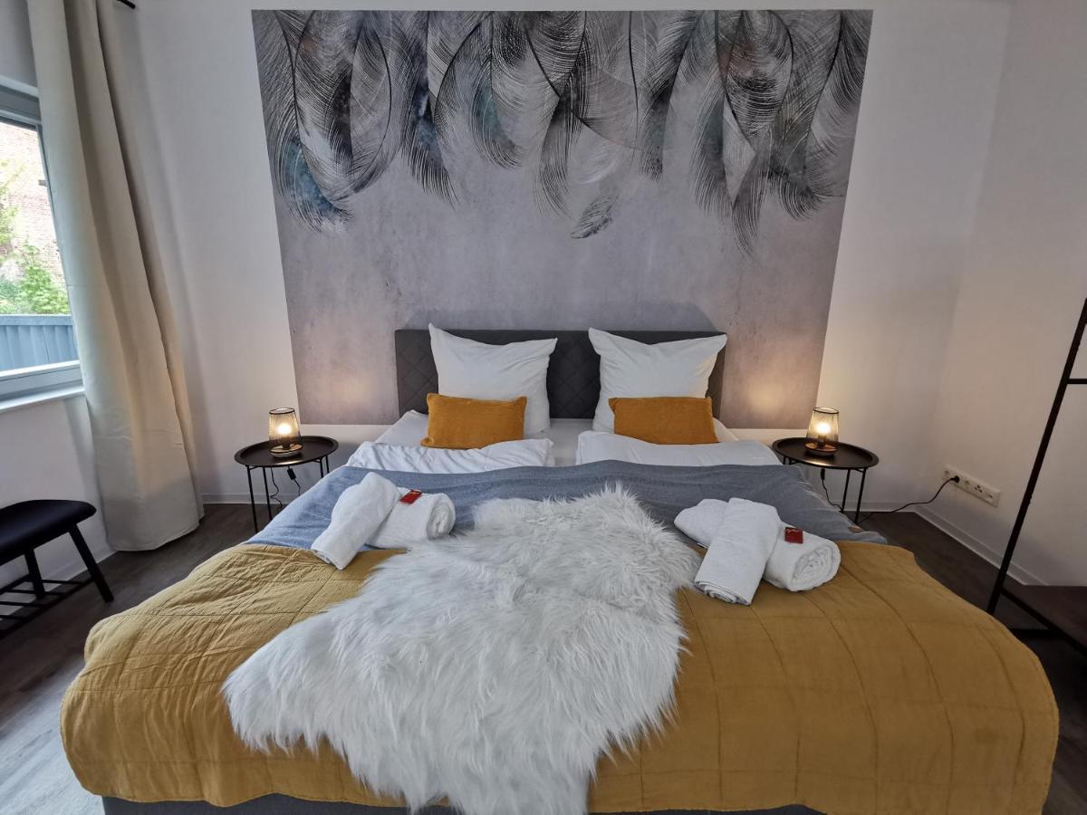 Bohnapartments - Town House Am Stadtpark - Gratis Parkplatz - Wlan Erfurt Dış mekan fotoğraf