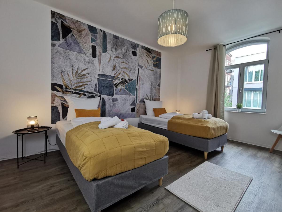 Bohnapartments - Town House Am Stadtpark - Gratis Parkplatz - Wlan Erfurt Dış mekan fotoğraf