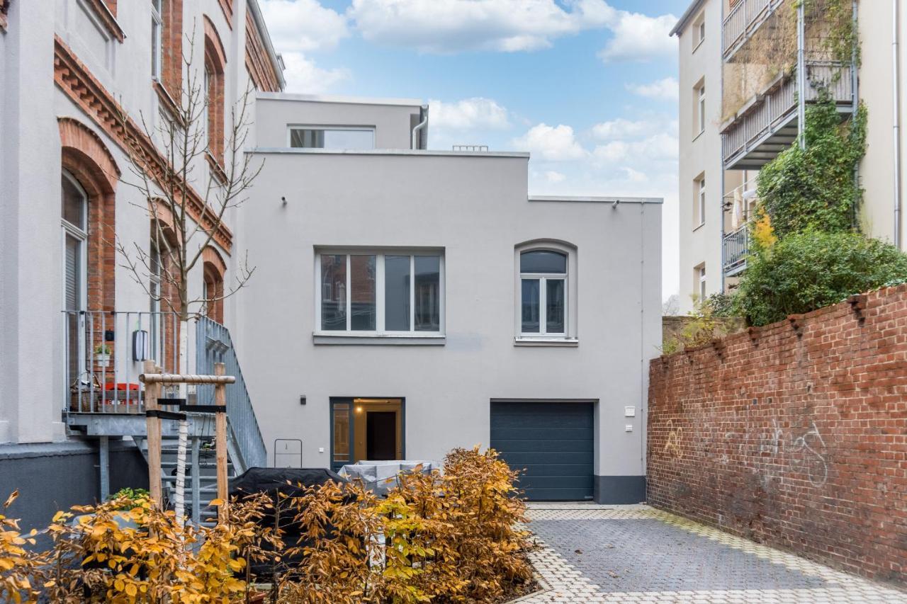 Bohnapartments - Town House Am Stadtpark - Gratis Parkplatz - Wlan Erfurt Dış mekan fotoğraf